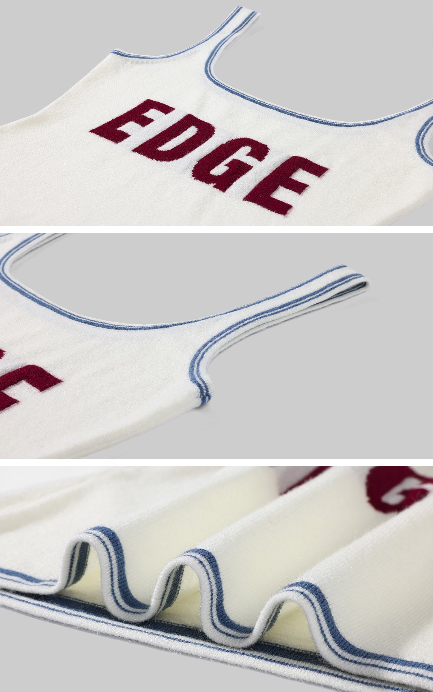 WARDEN EDGE EDGEロゴニットタンクトップ