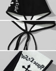 Rase le sol Knitted Shorts with Matching Headscarf