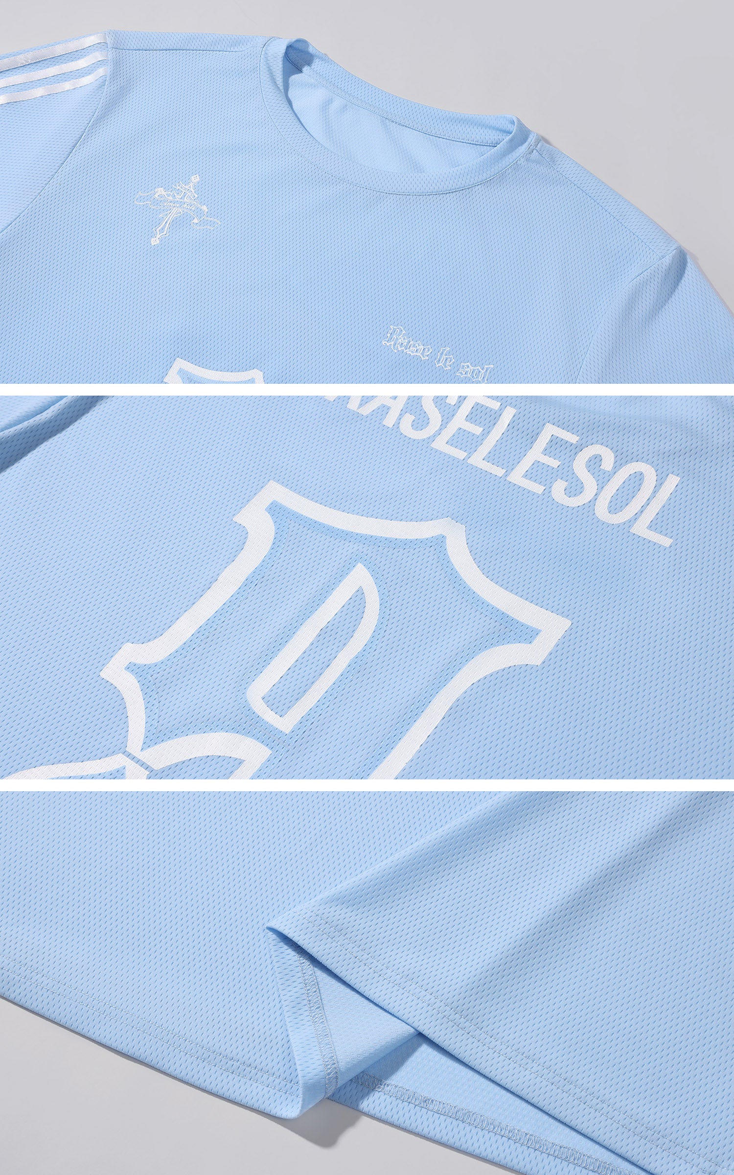 Rase Le Sol T-shirt Oversize à Logo en Maille