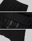 IAMXIAA Asymmetric Off-Shoulder Sheer Knit Top & Maxi Skirt Set