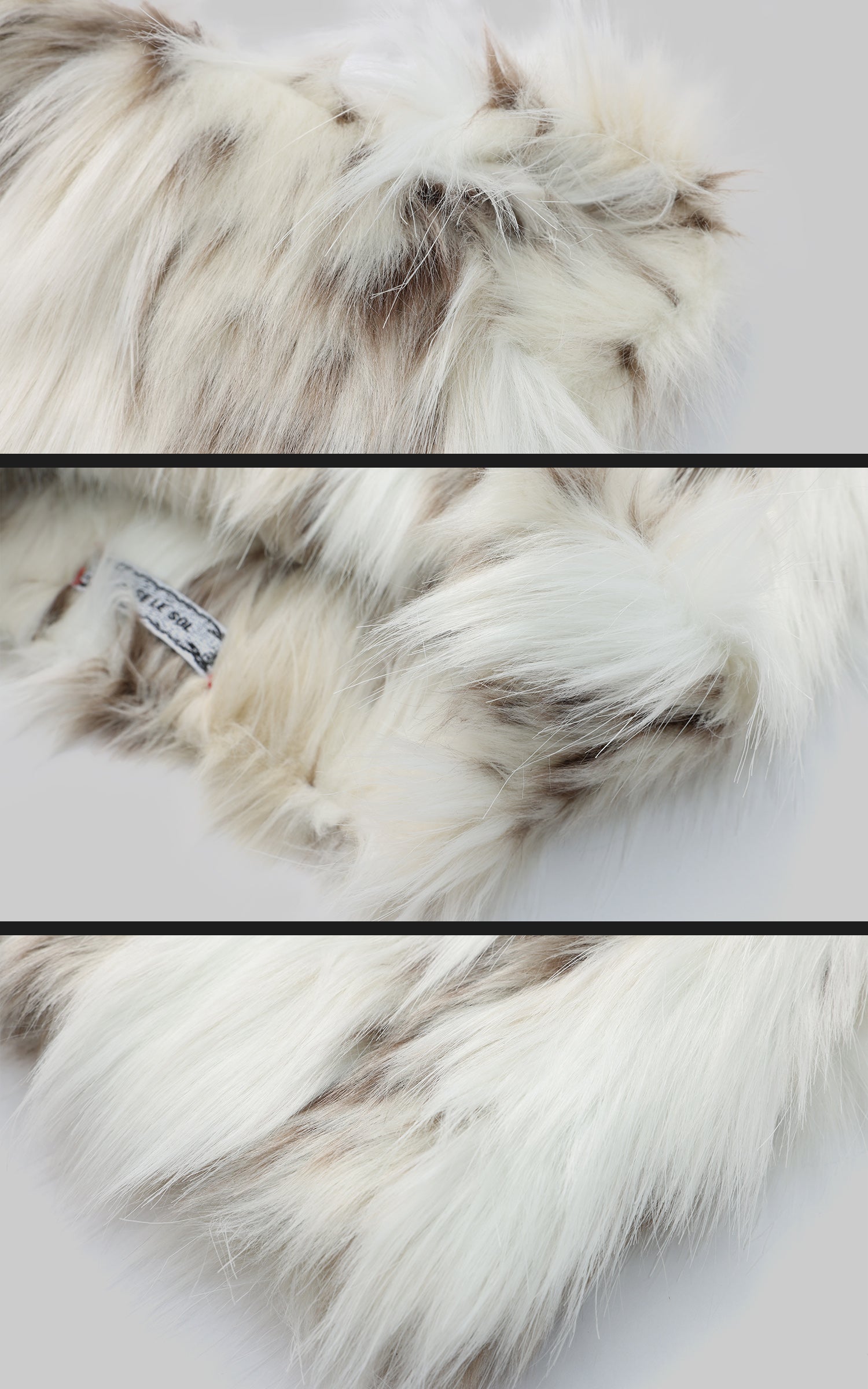 Rase le sol Off-Shoulder Faux Fur Top – PINKPARKS