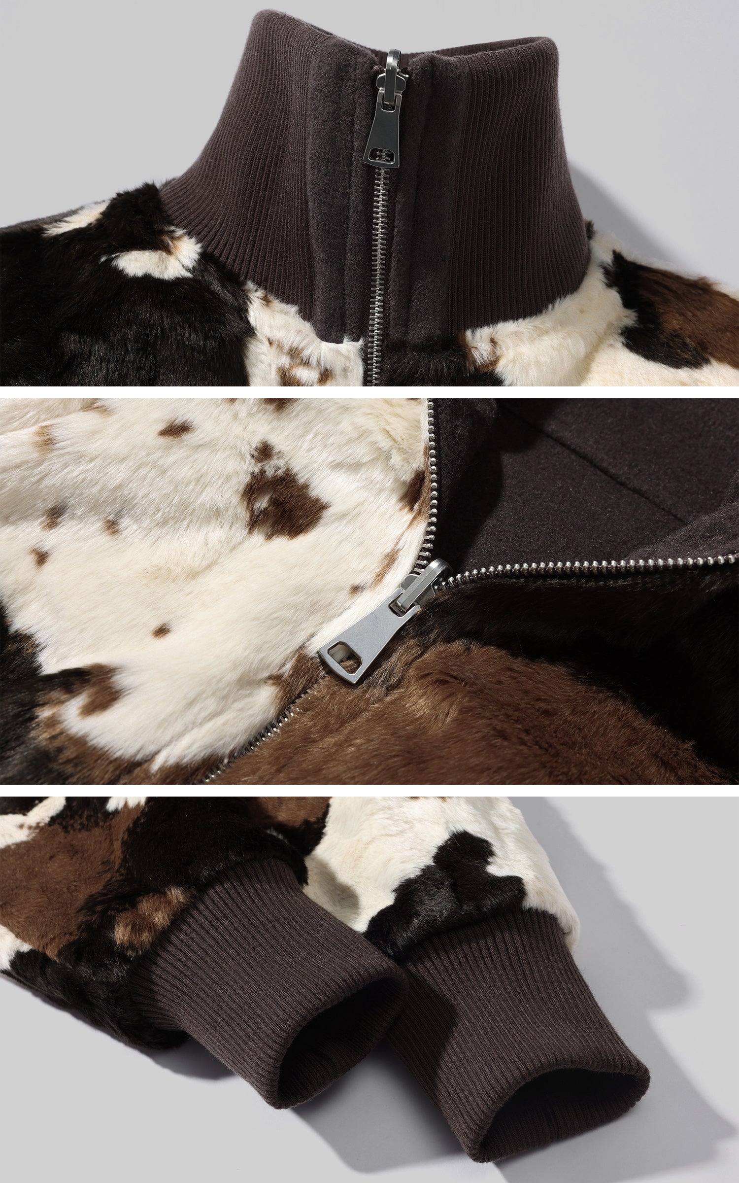 WARDEN EDGE 벨트 디테일 리버시블 하이넥 자켓