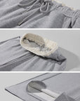 WARDEN EDGE Layered Waist Oversized Wide-Leg Sweatpants