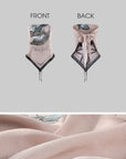 0122stepll Sculpted Asymmetrical Tube Top with Graphic Print