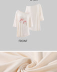 Rase le sol Amor Fati Off-Shoulder Oversized T-Shirt