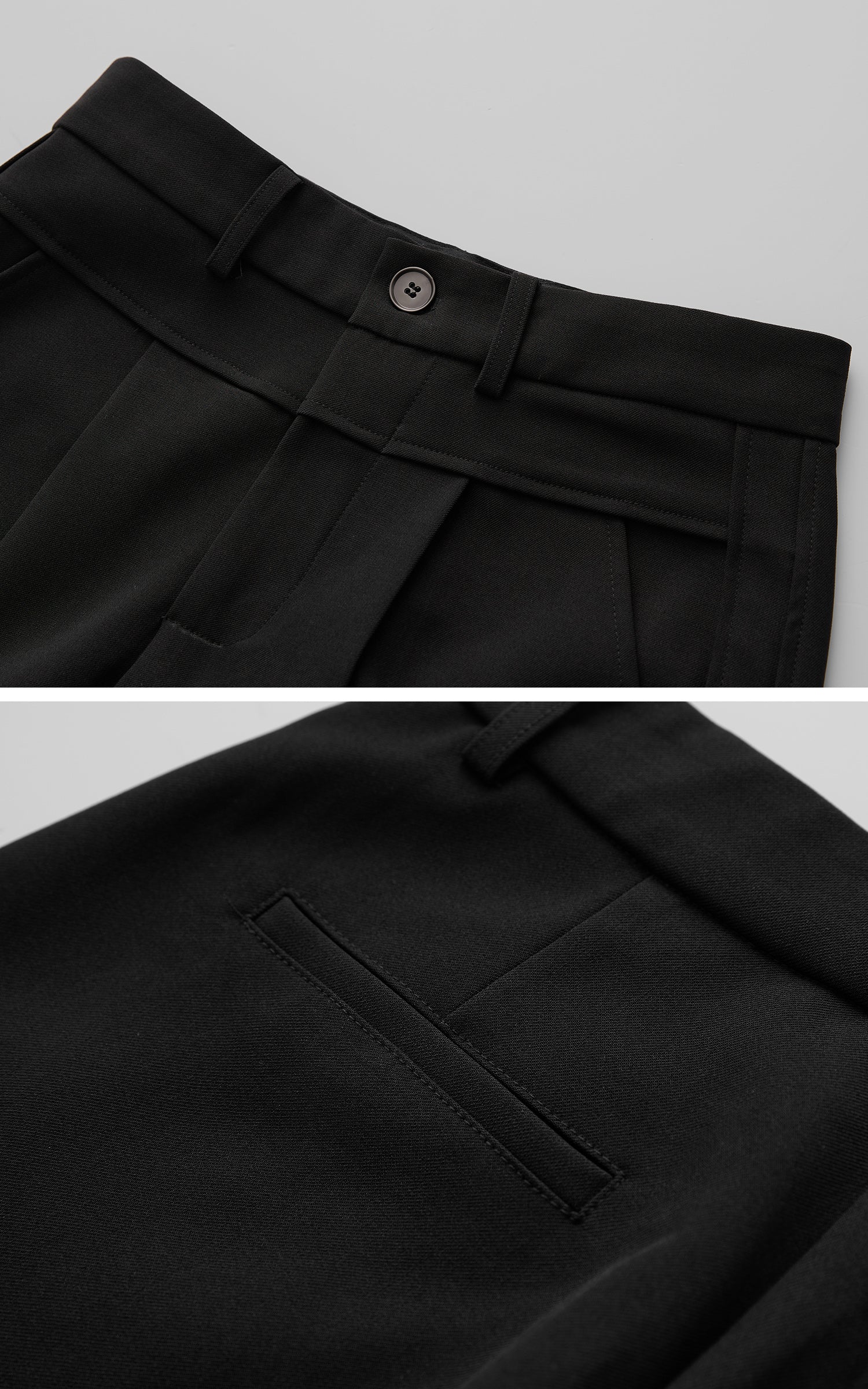 DOINDULGE Tailored Wide-Leg Trousers