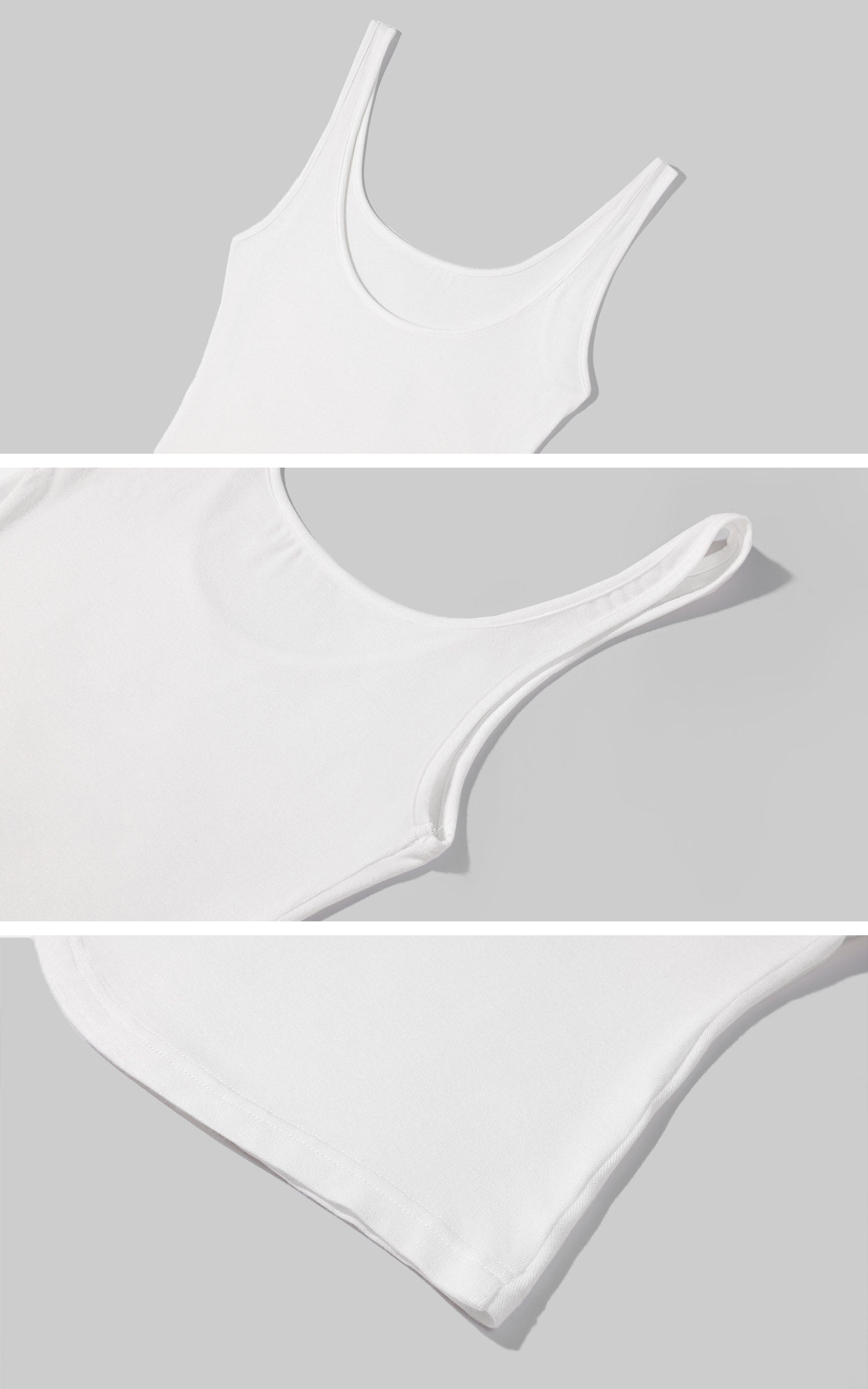 Rase le sol Fitted Scoop Neck Tank Top