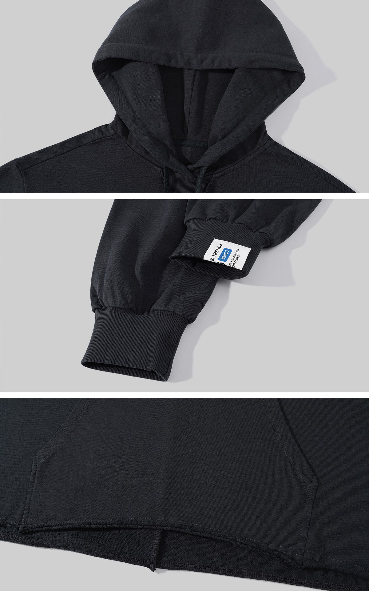 WARDEN EDGE Cropped Graphic Hoodie &amp; Shorts Set