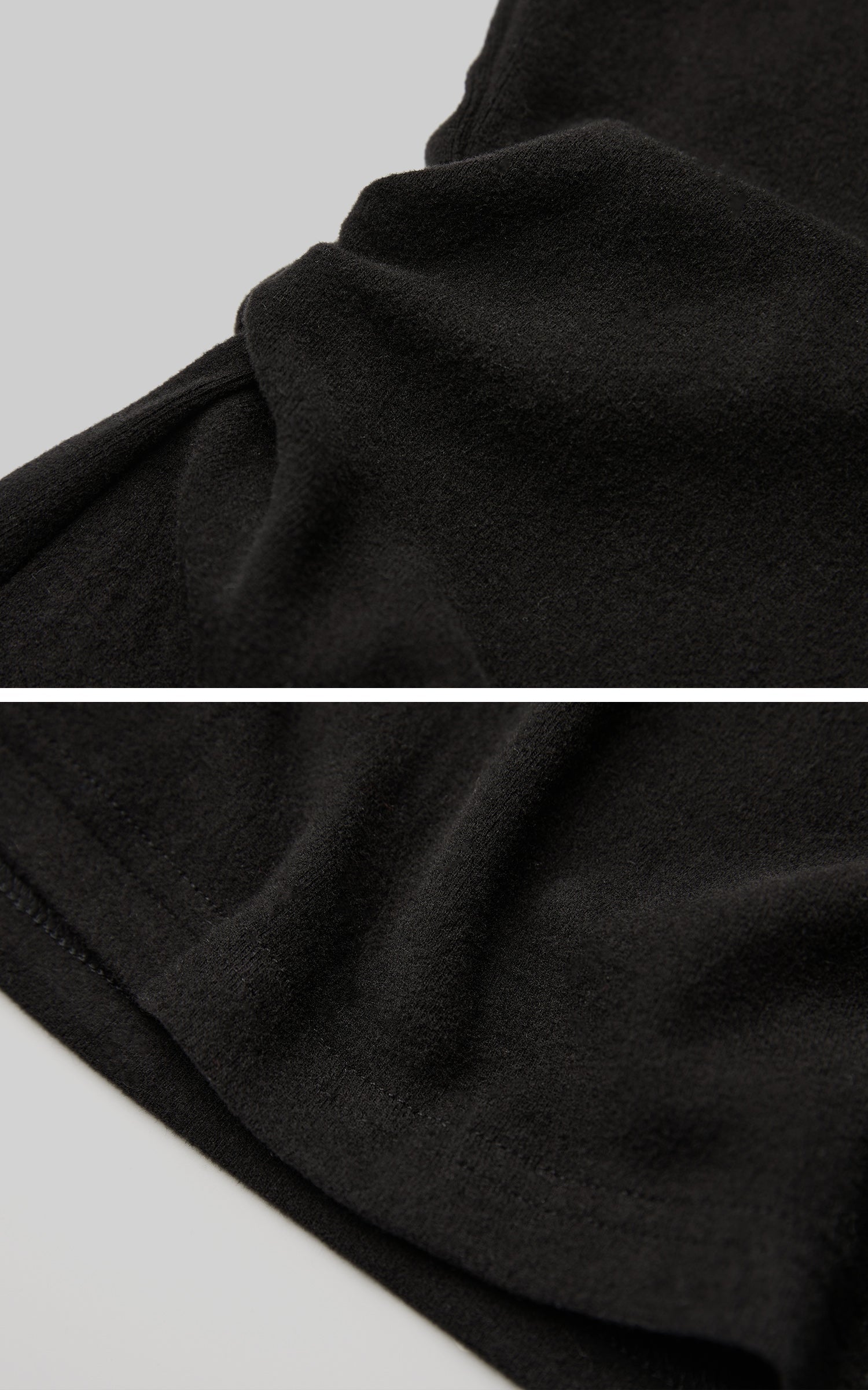 DOINDULGE Structured Knit Top with Contrast Pleated Cuffs
