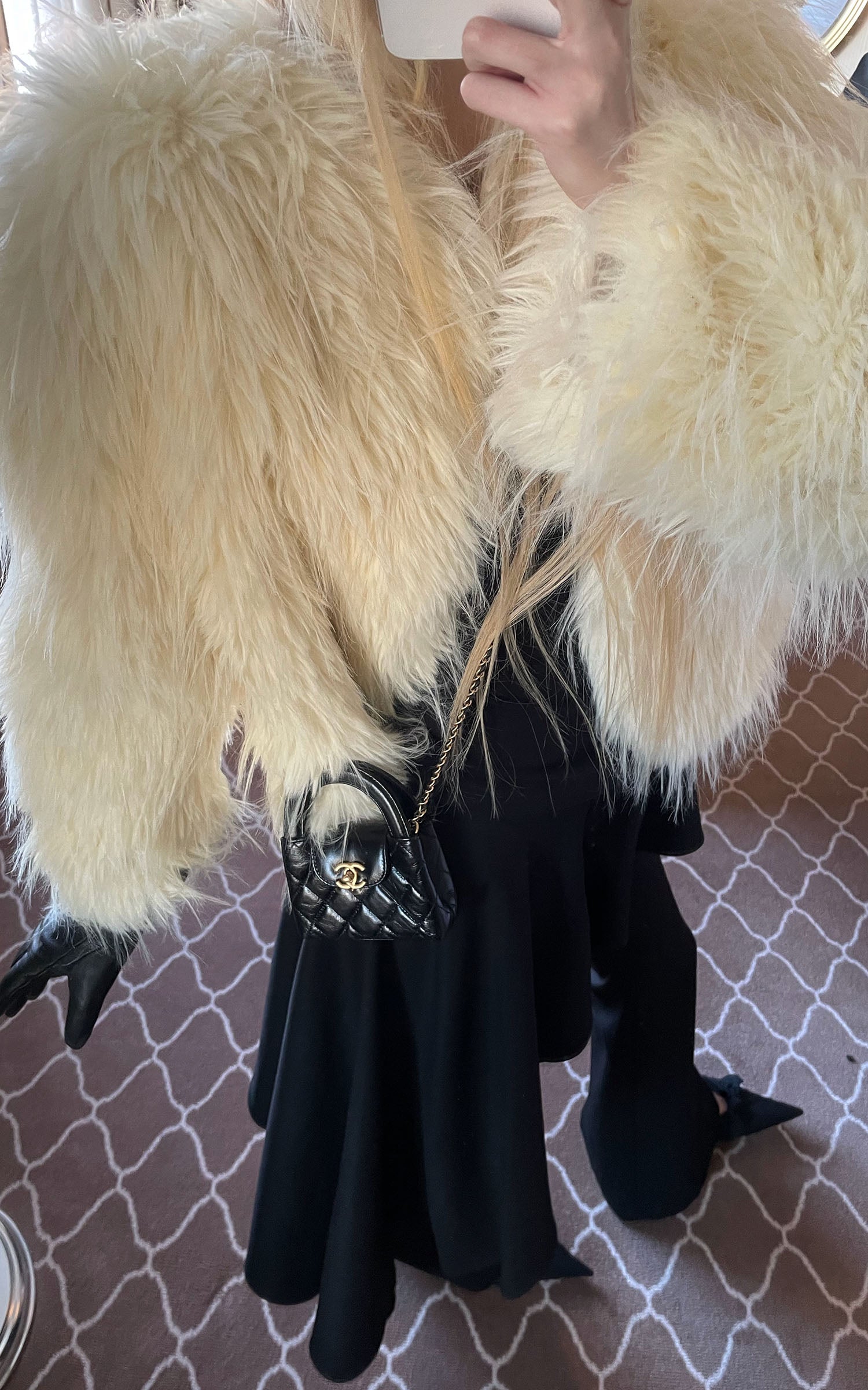 Y2K RASE LE SOL ファージャケット Rase le sol フェイクファー クロップドジャケット – PINKPARKS