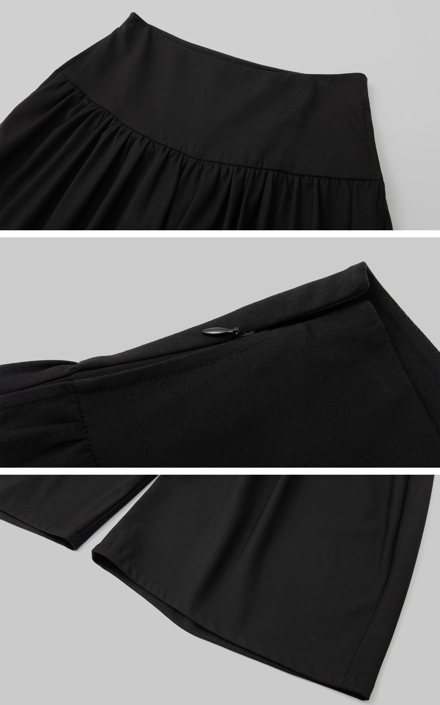 IAMXIAA Pantalon culotte ballon taille basse