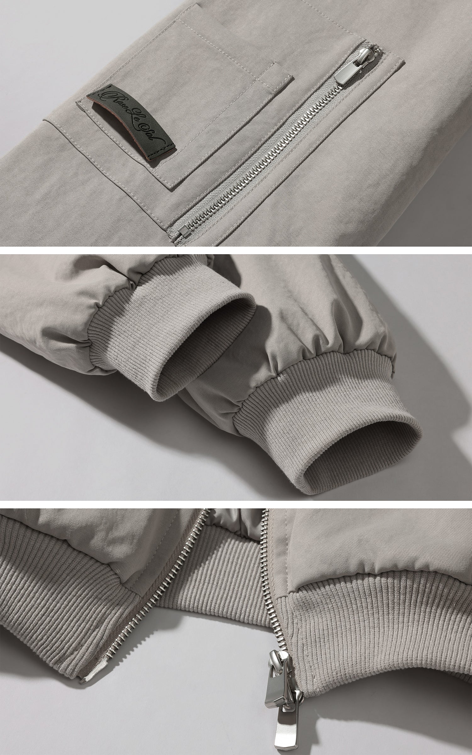 Rase le sol Utility Jacket and Wide-Leg Cargo Pants Set