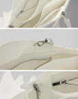 Rase le sol Sculptural Angel Wing Convertible Backpack & Crossbody