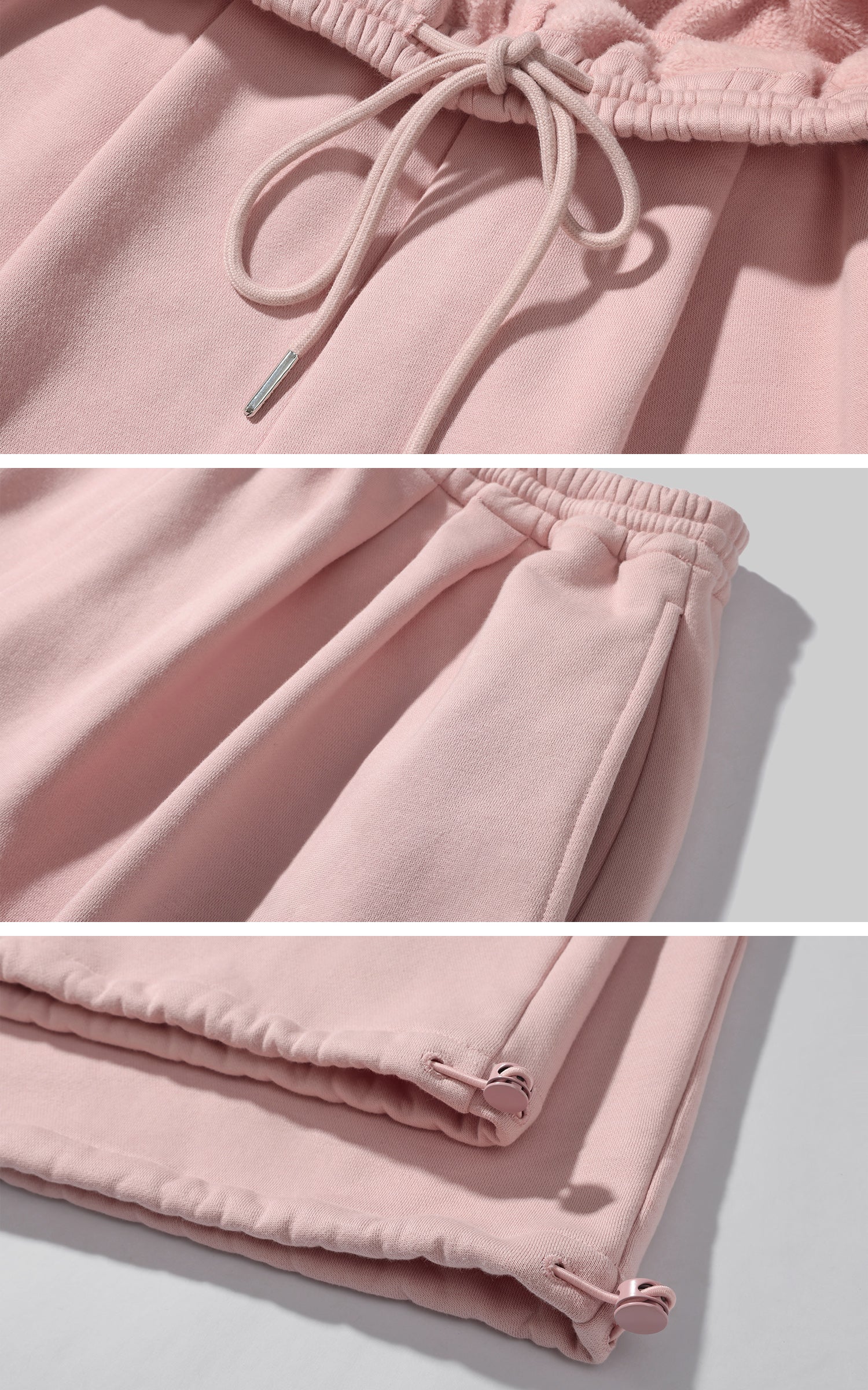 WARDEN EDGE Oversized Hoodie Vest Sweatpants Set