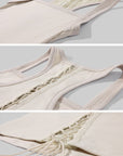 WARDEN EDGE Lace-Up Racerback Tank & Balloon Mini Shorts Set