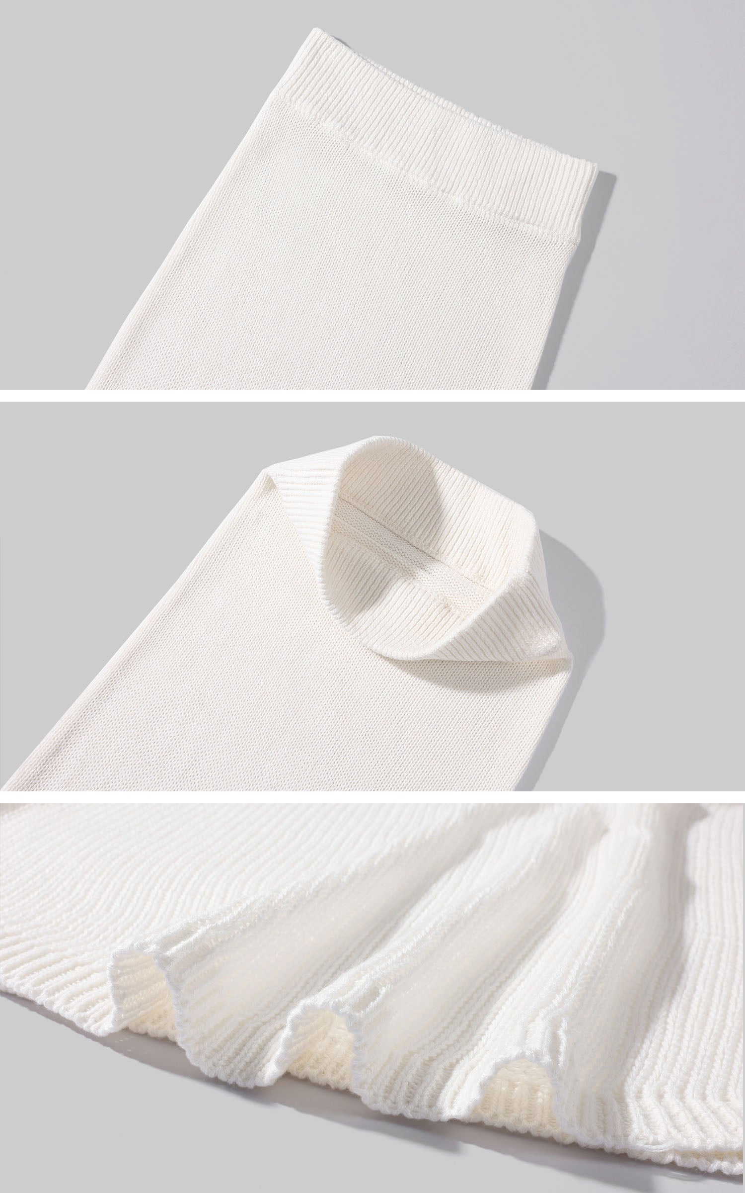 Rase le sol 하이웨이스트 스컬프 니트 머메이드 스커트