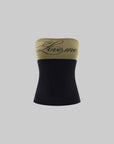 0122stepll Love Me Stretch Tube Top for Dark-Edged Streetwear