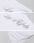 0122stepll Little Devil Asymmetric One Shoulder Ruched Top