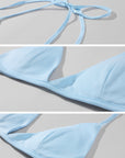 Rase le sol Asymmetric Tee & Halter Bra Set
