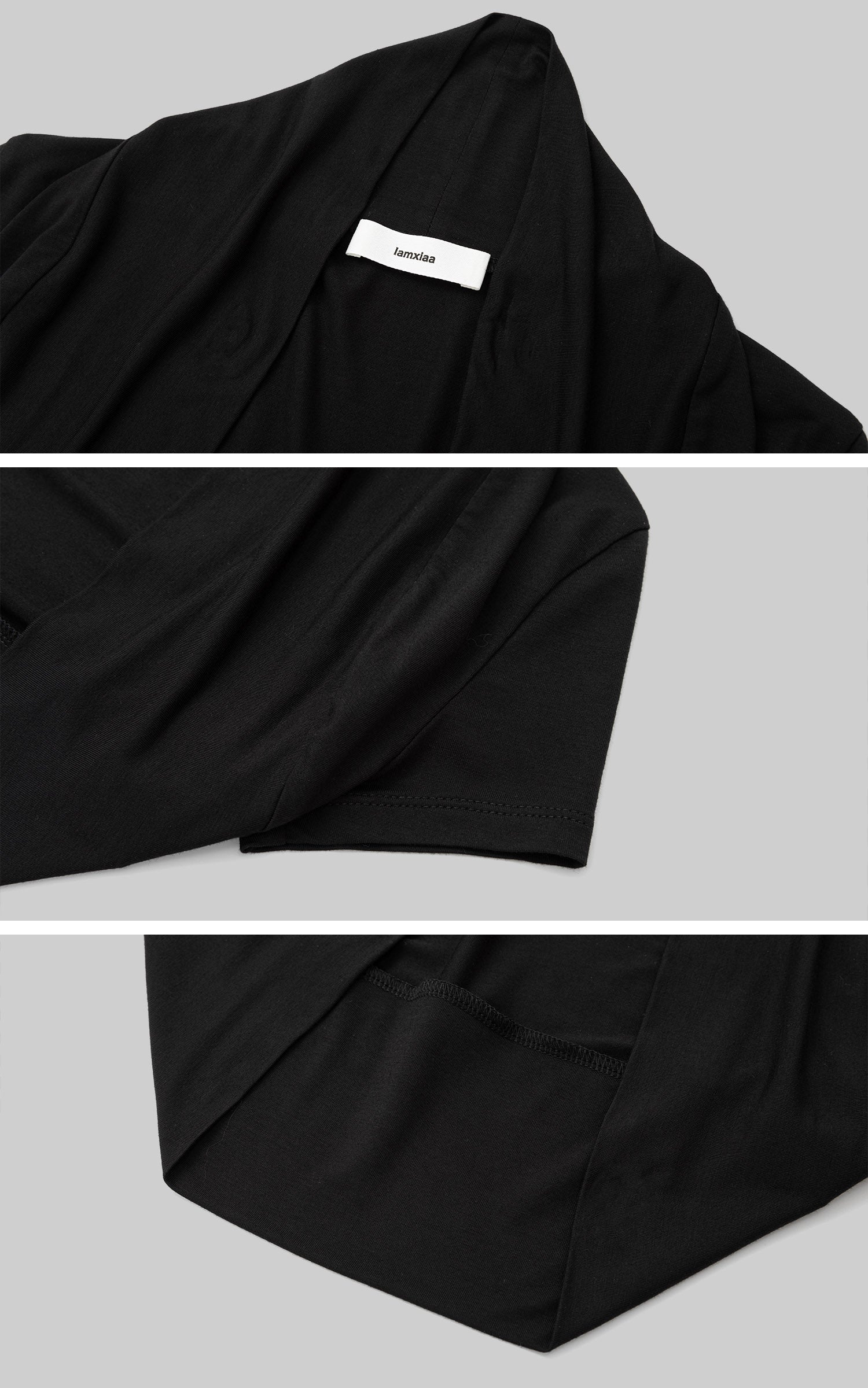 IAMXIAA Draped Shrug Crop Bolero