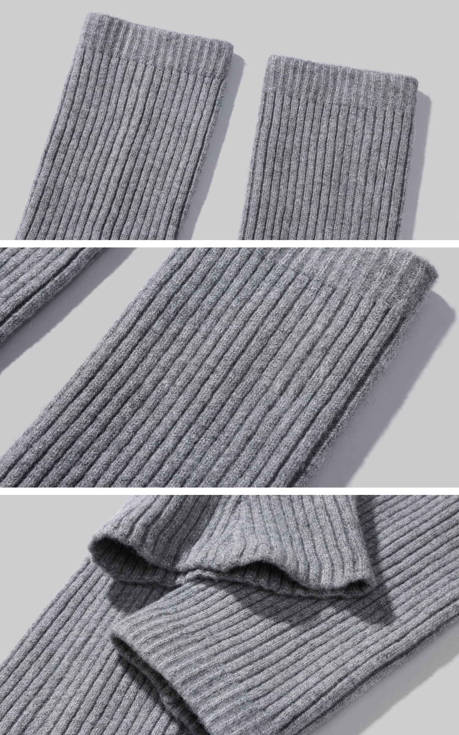 WARDEN EDGE Cable Knit Sweater &amp; Shorts Set with Matching Leg Warmers