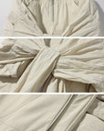 Rase le sol Knotted Detail Flared Casual Pants
