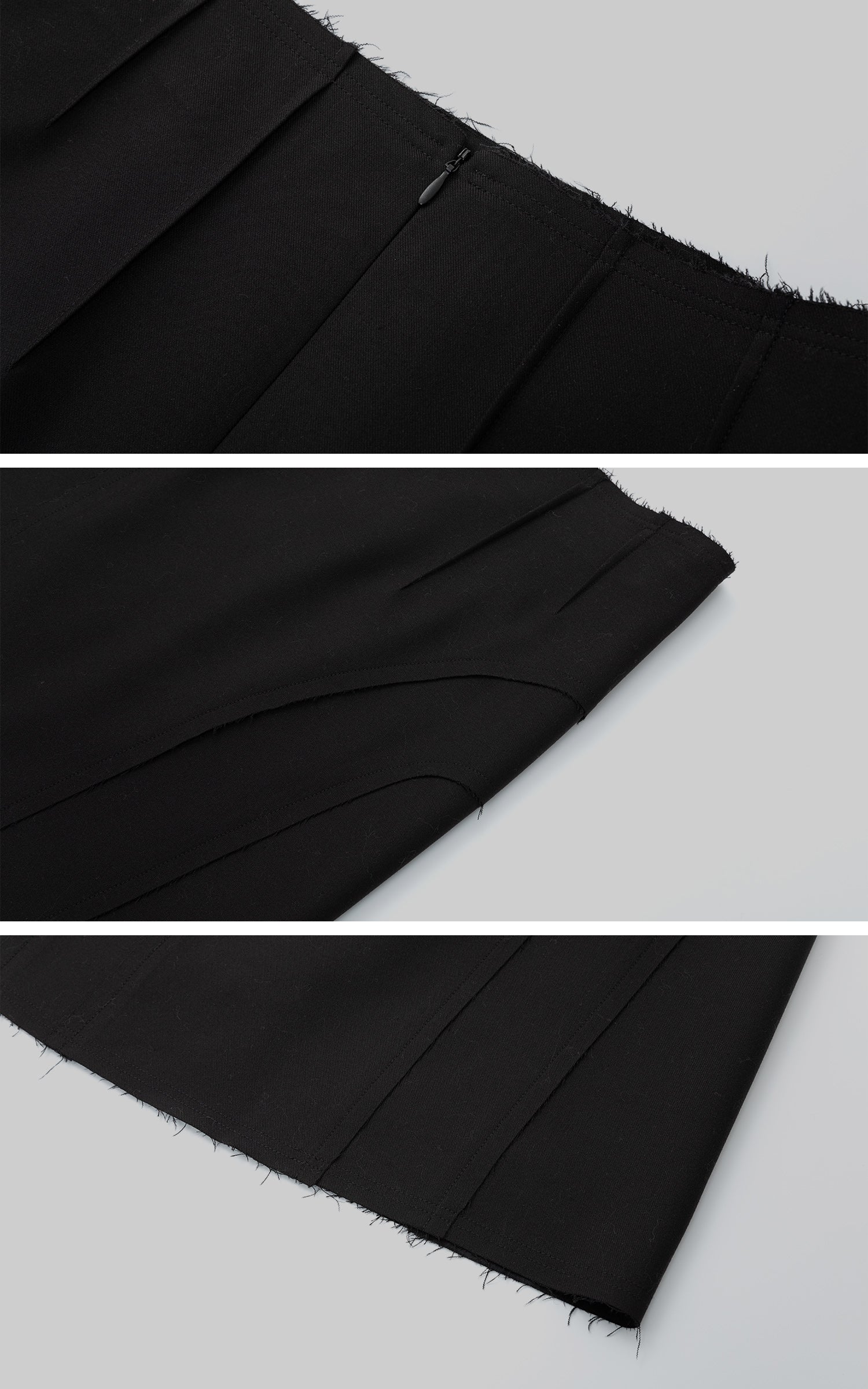 IAMXIAA Sculpted High-Waist Midi Skirt