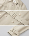 IAMXIAA Belted Oversized Long Trench Coat