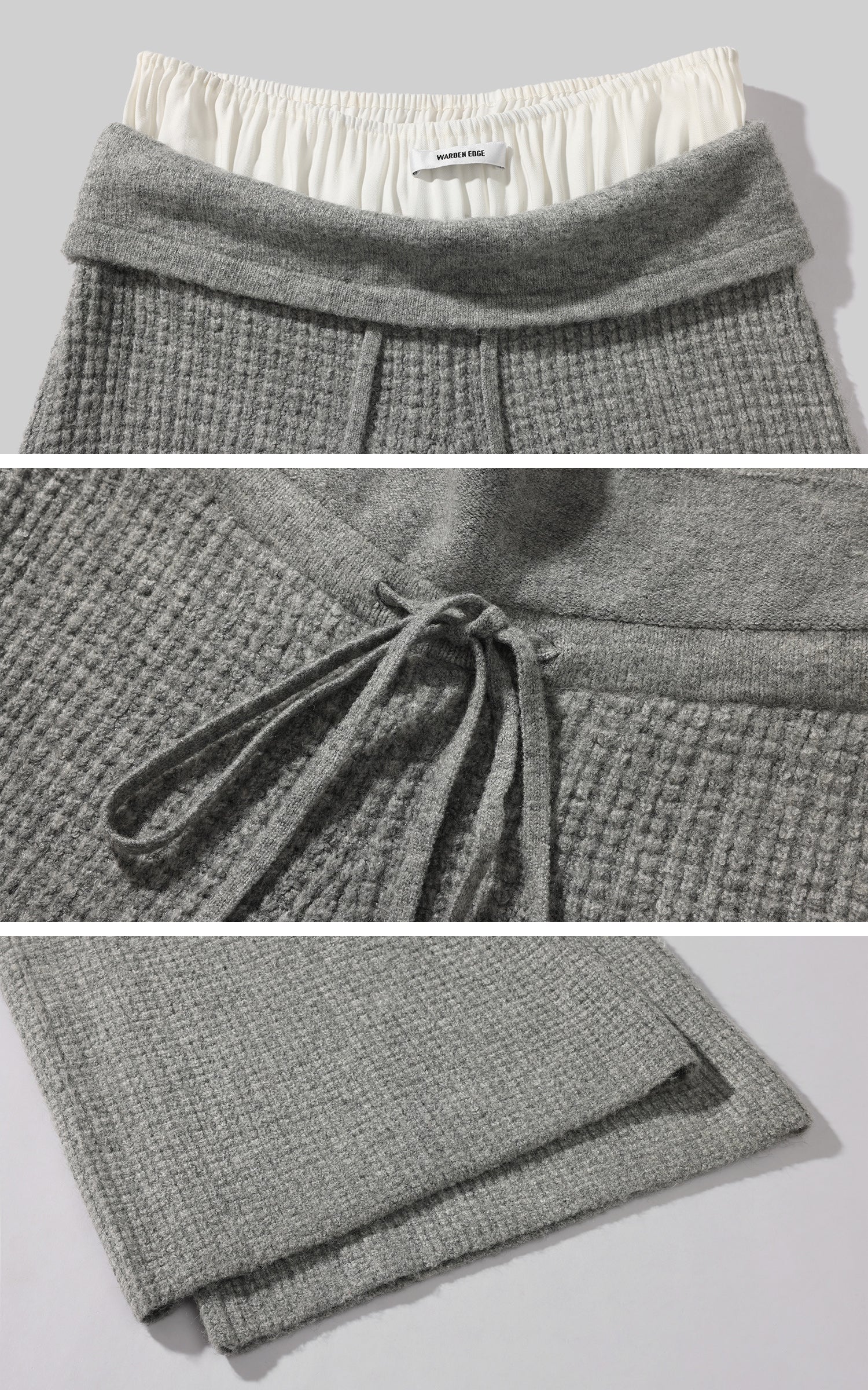 WARDEN EDGE Ensemble sweat à capuche en maille oversize et pantalon large