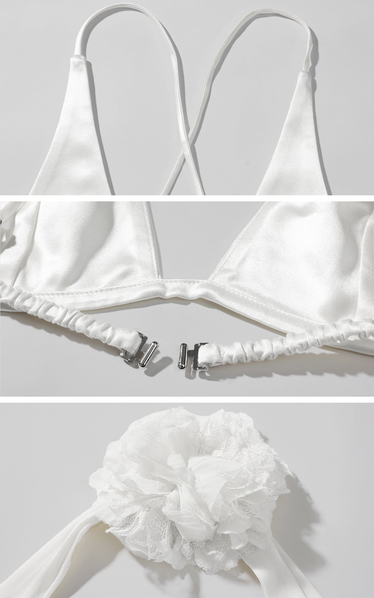 ROVENTE Satin Strap Top &amp; Sequin Skirt Set - PINKPARKS