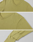 ROVENTE Second-Skin V-Neck Knit Sweater