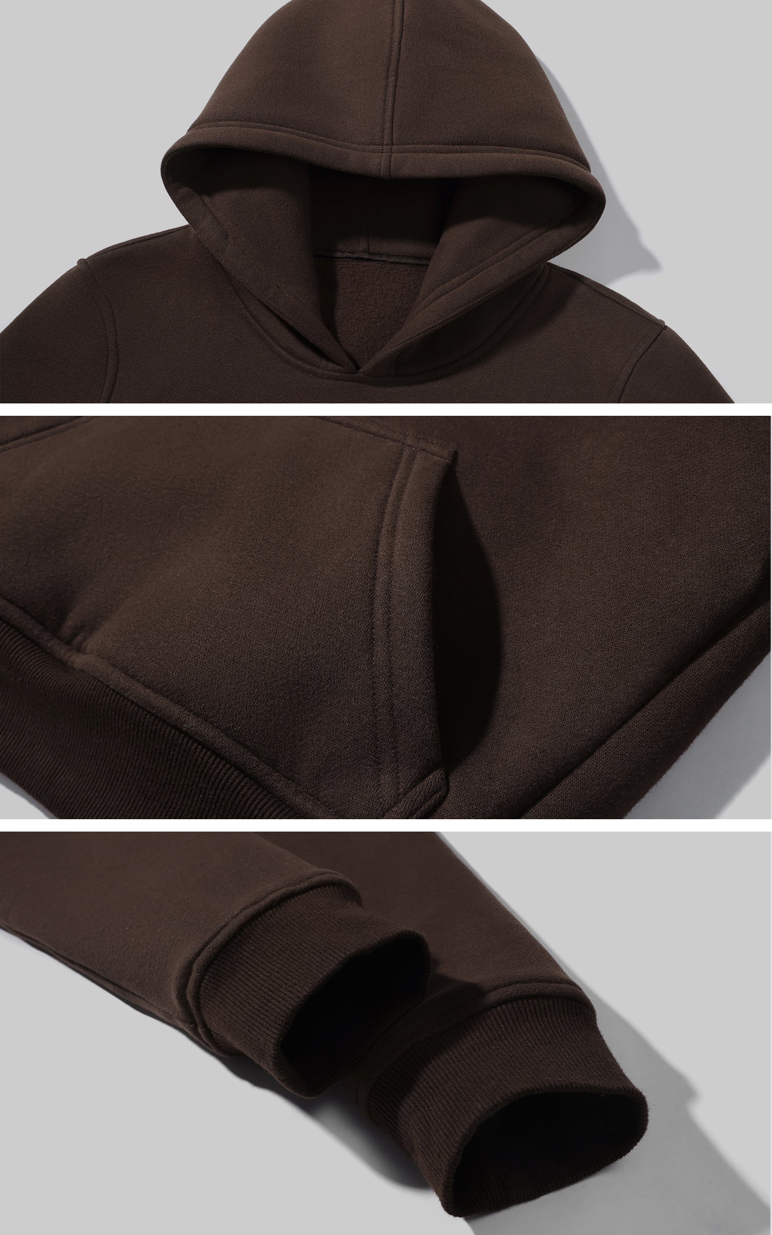 ROVENTE 크롭 후디 &amp; 와이드 팬츠 세트