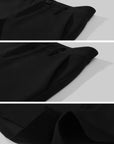 ROVENTE Minimal Tailored High Rise Mini Shorts with Structured Silhouette