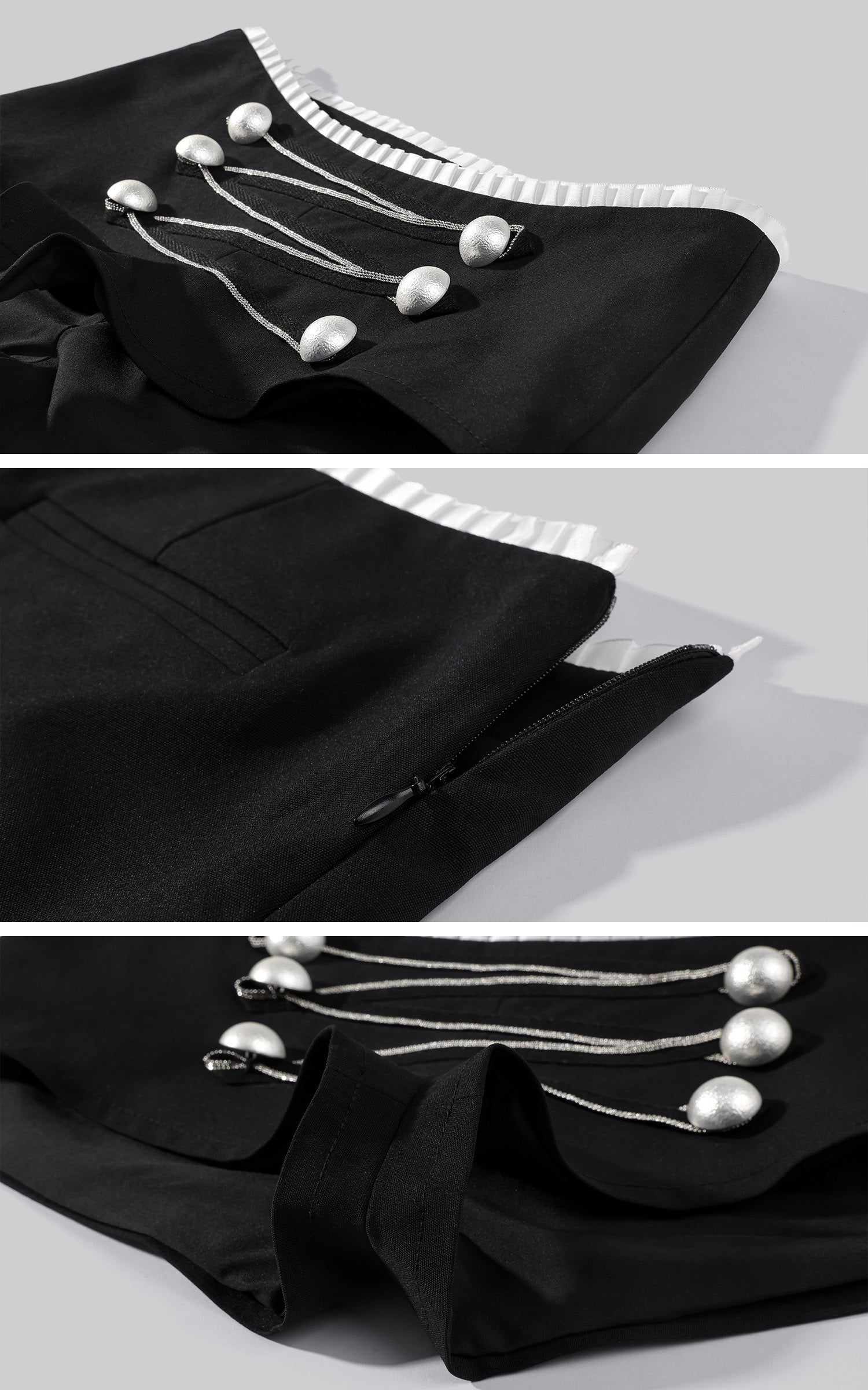 WARDEN EDGE Micro chaîne de perles taille basse Short