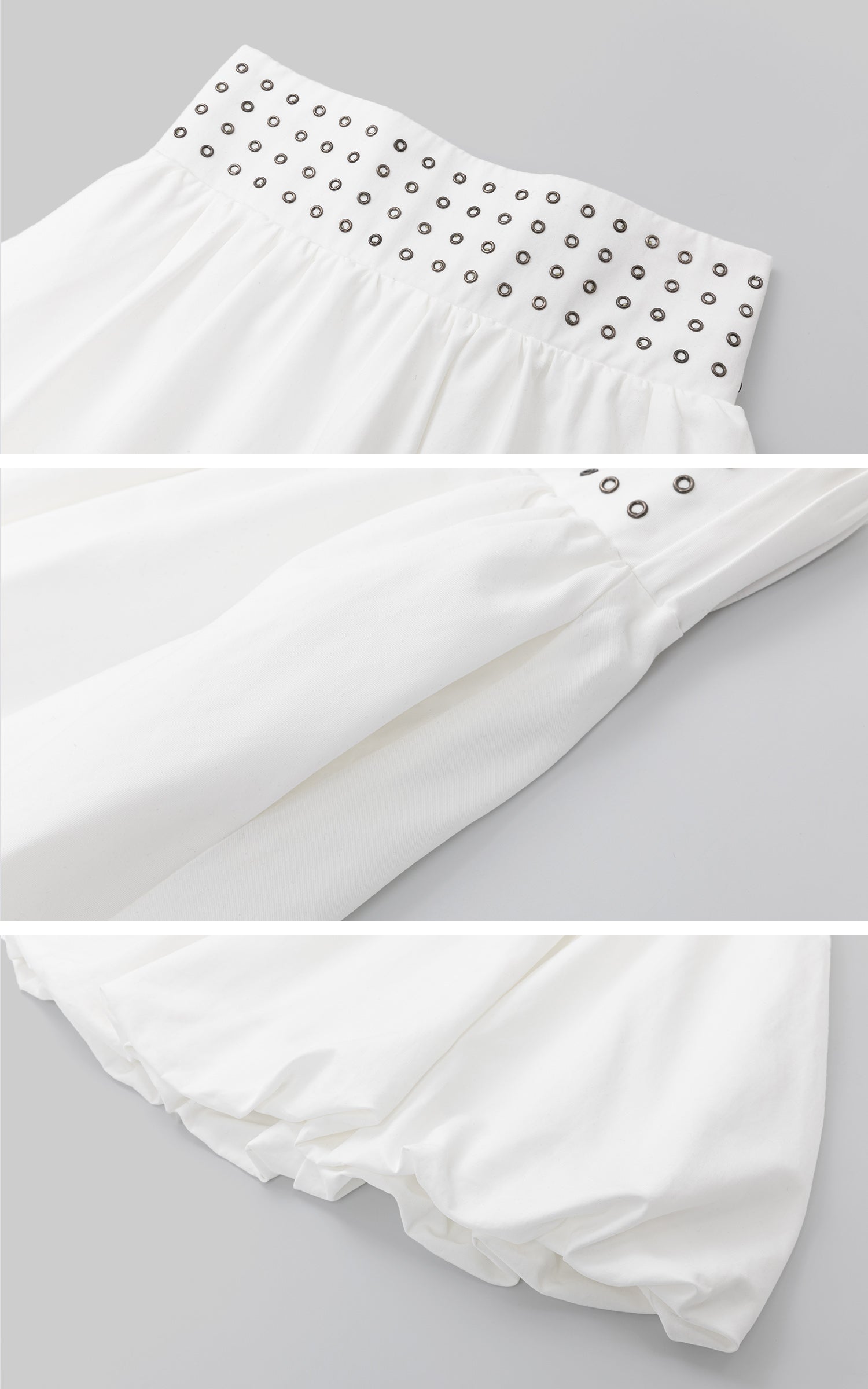 IAMXIAA 2-Way Eyelet Bubble Skirt