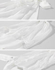 ROVENTE Draped Halter Tie-Neck Cutout Top