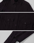 ROVENTE Chemise décontractée à poche utilitaire