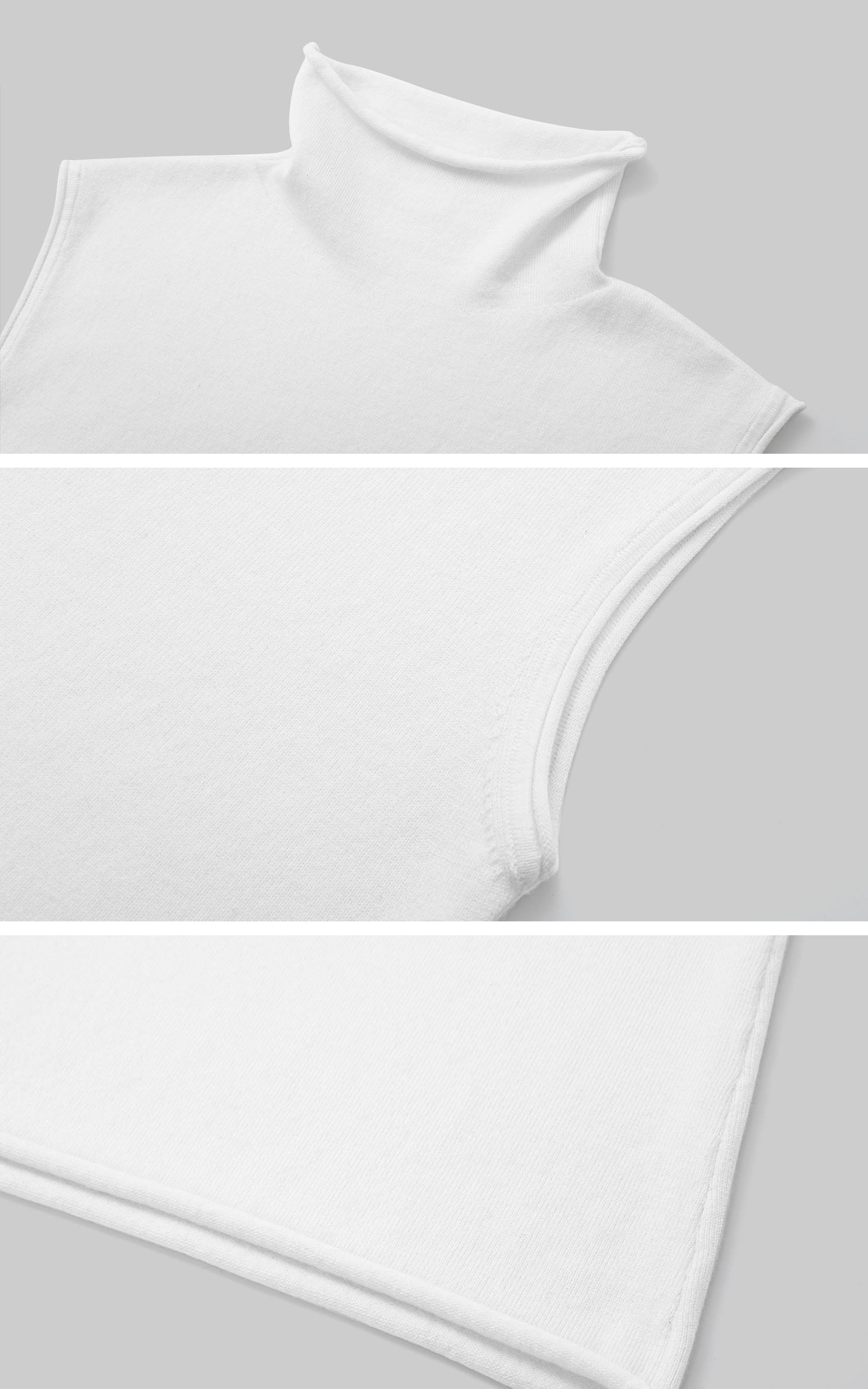 IAMXIAA High Neck Fitted Sleeveless Top