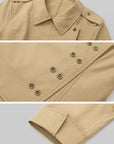 IAMXIAA Asymmetric Double Button Tailored Shirt