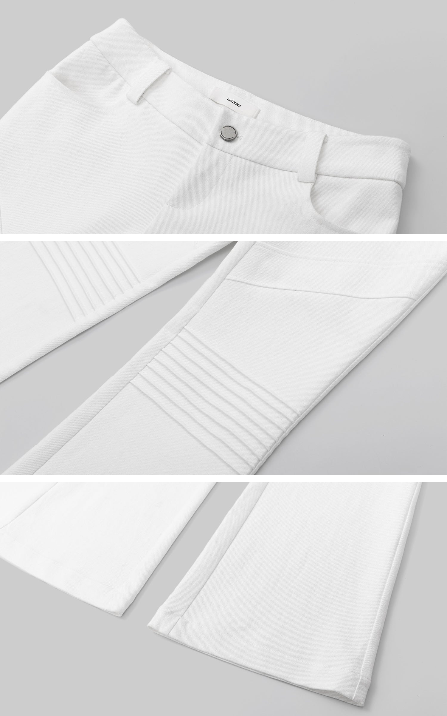 IAMXIAA Panelled Flared Pants