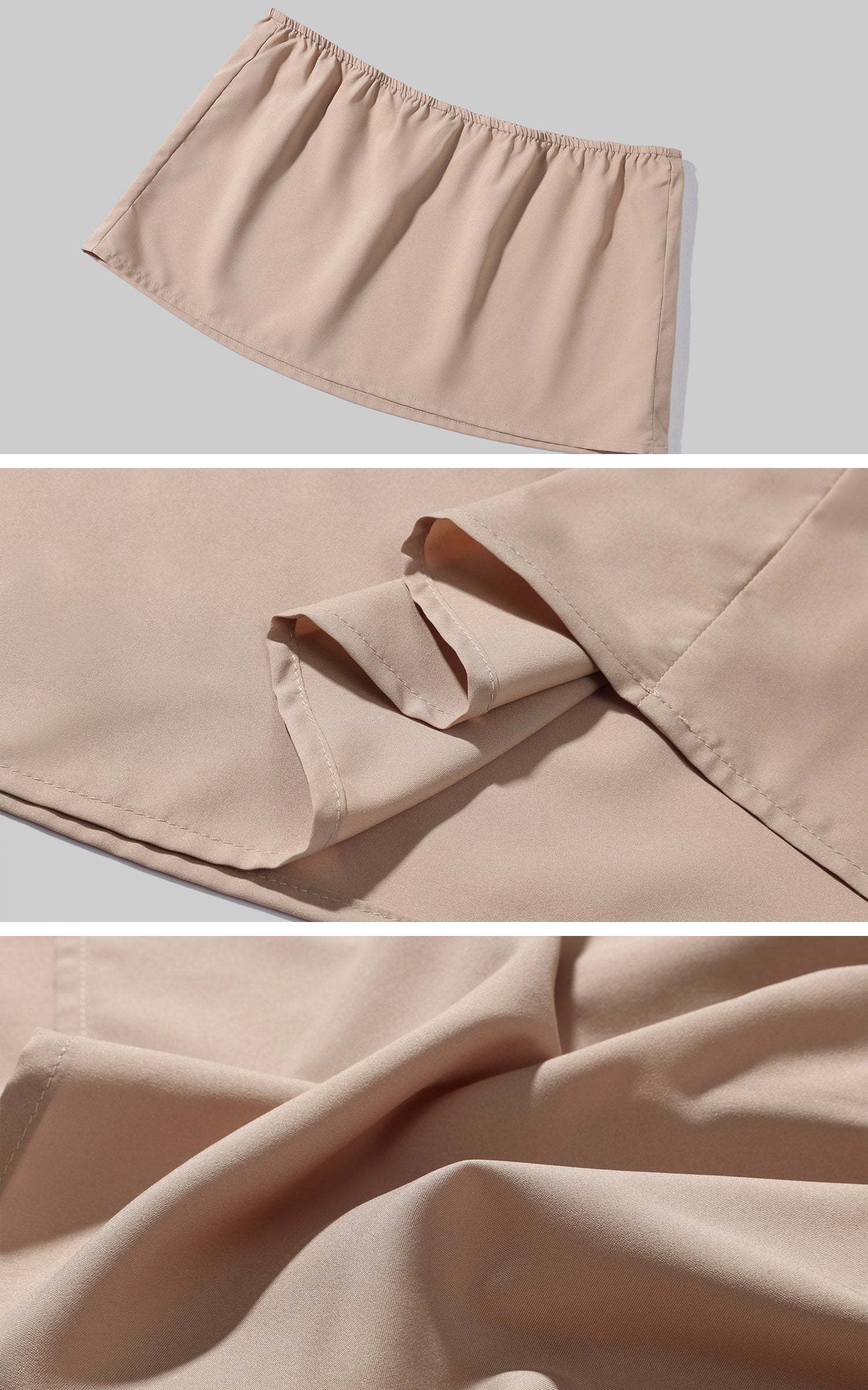 Hydrae スパンコール装飾のミディスカート