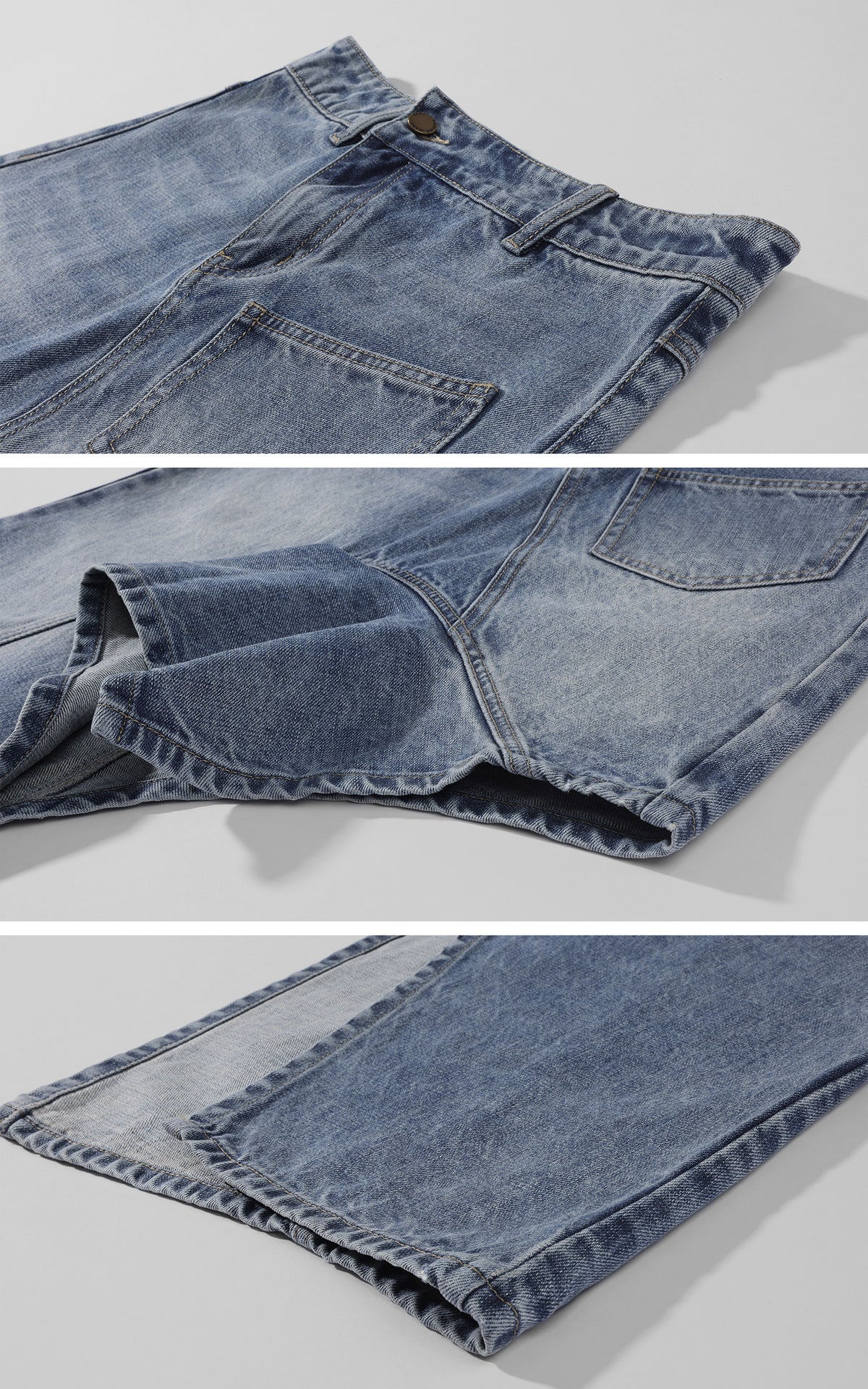 0122stepll Deconstructed Asymmetric Denim Midi Skirt