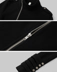 IAMXIAA Asymmetric Zip Fitted Jacket