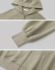 IAMXIAA Sweat à capuche zippé & Ensemble robe débardeur moulant côtelé, doux, extensible, tenue décontractée Y2K