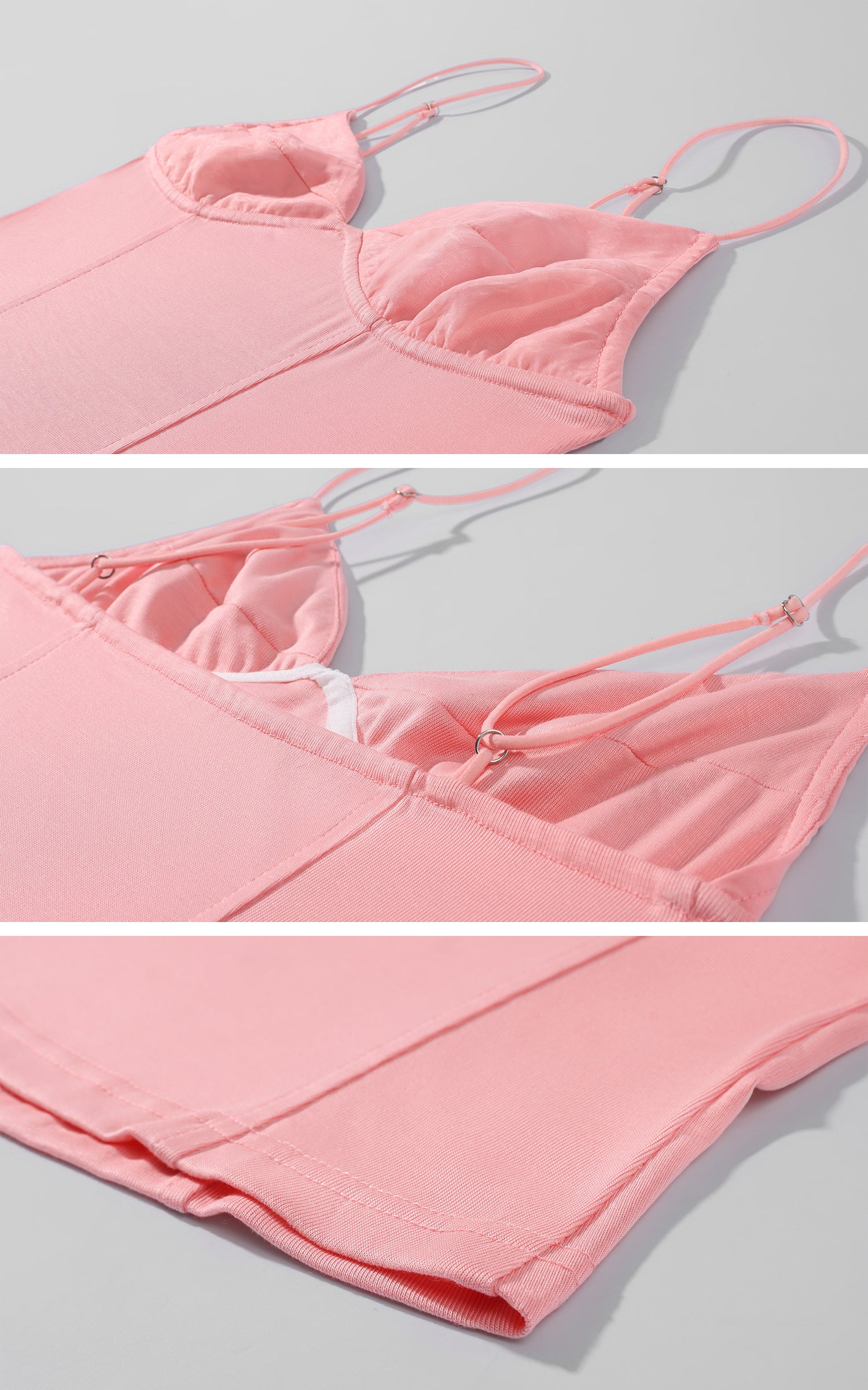Rase le sol Sculpted Camisole &amp; Slogan Embroidered Wide-Leg Shorts Set