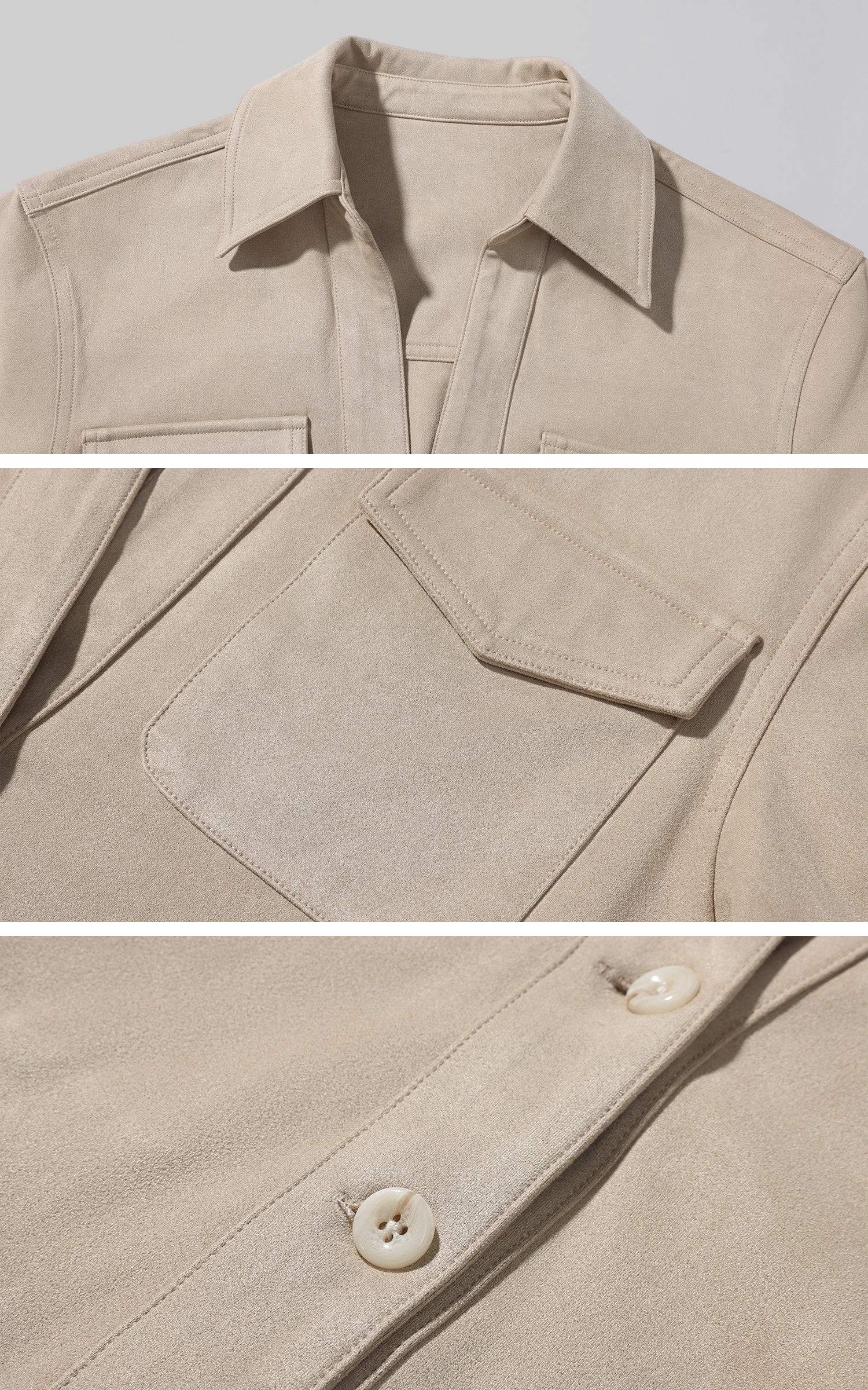 ROVENTE Cropped Utility Shirt