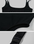 Rase le sol Ribbed Stretch Bodysuit - PINKPARKS