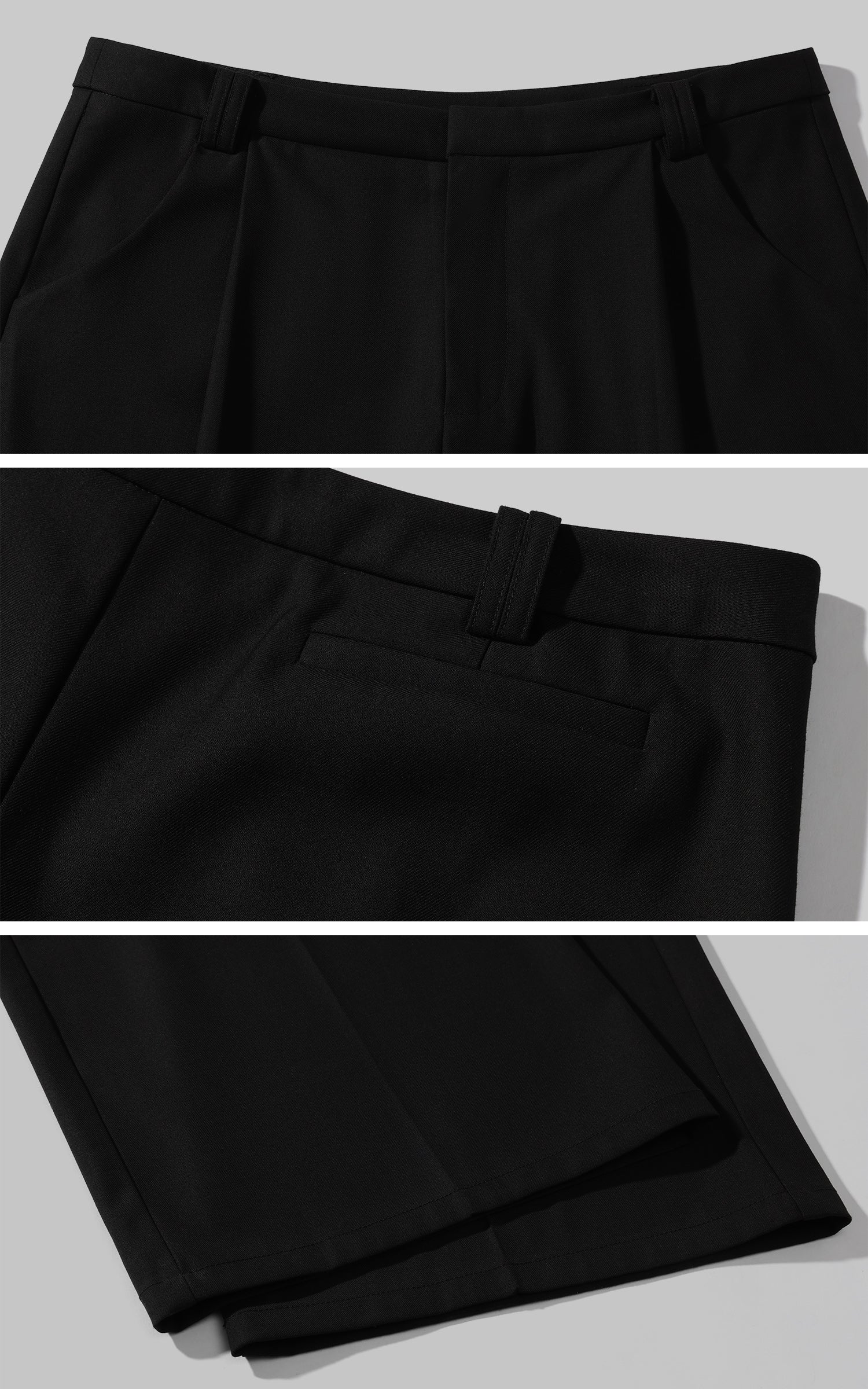 Rase le sol Suit Set Relaxed Straight Pants and Structured Blazer
