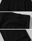 Rase le sol Suit Set Relaxed Straight Pants and Structured Blazer