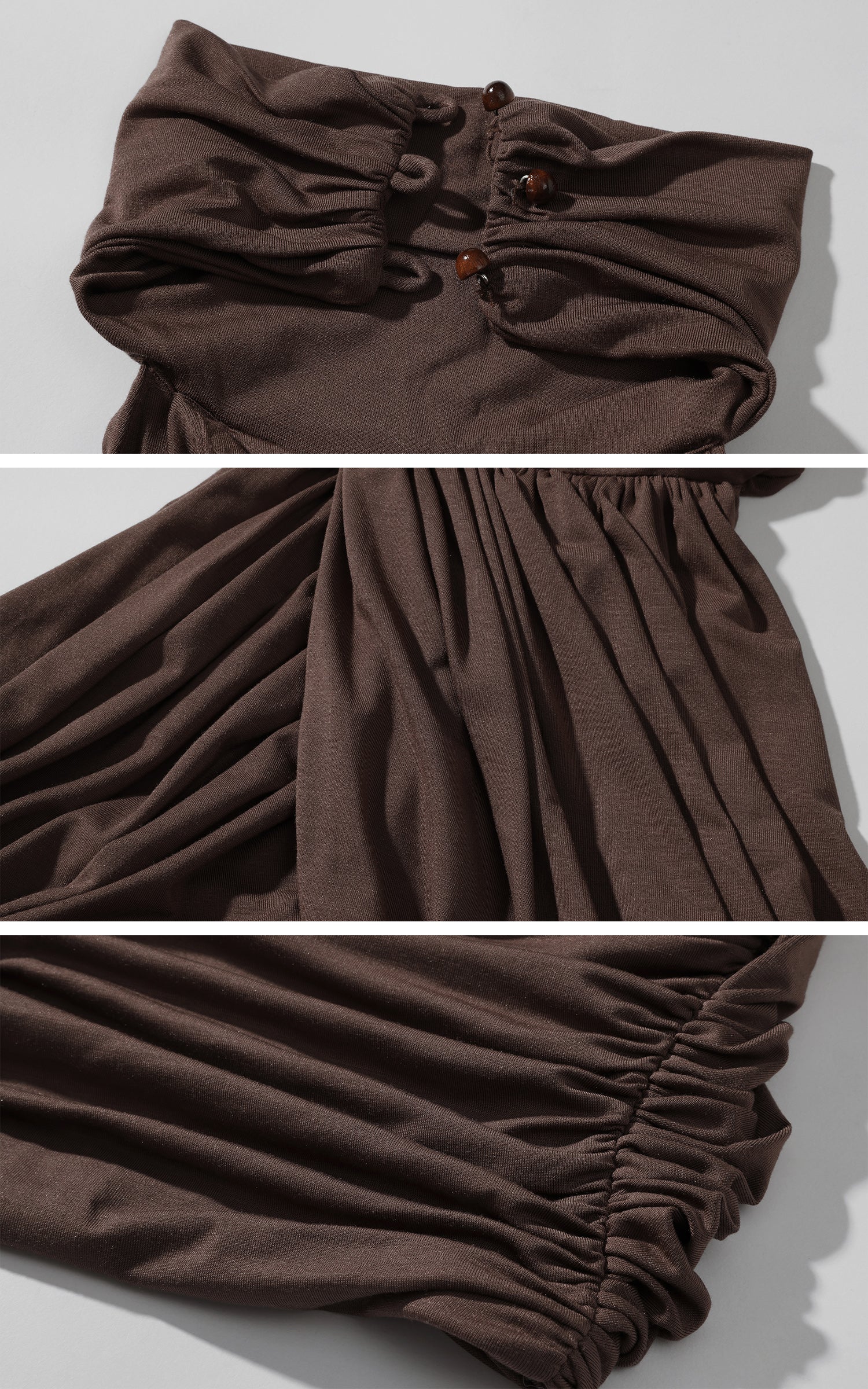 ROVENTE Cross-Drape Halter Top with High Neck Twist Detail - PINKPARKS